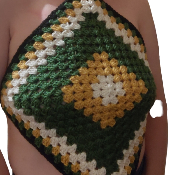 Handmade granny square top - Picture 1 of 1